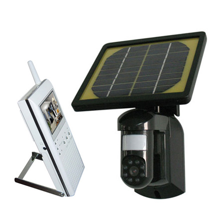 Solar Wireless Camera with LCD Display
