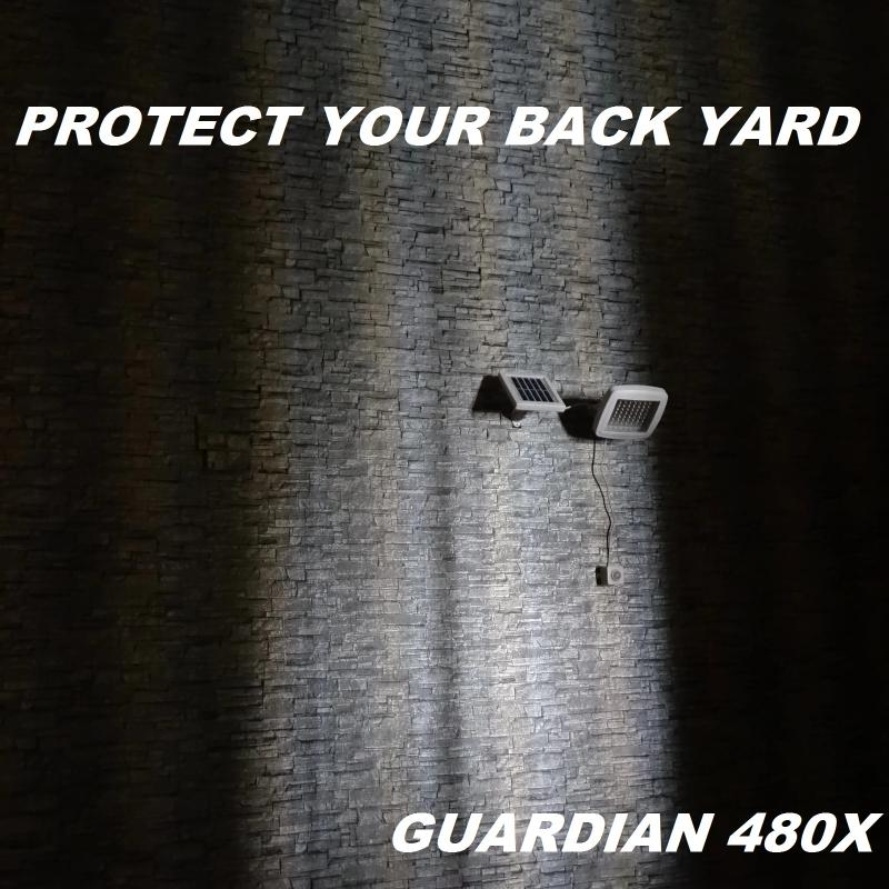 Guardian 480X Solar Flood Light Protect Your Backyard