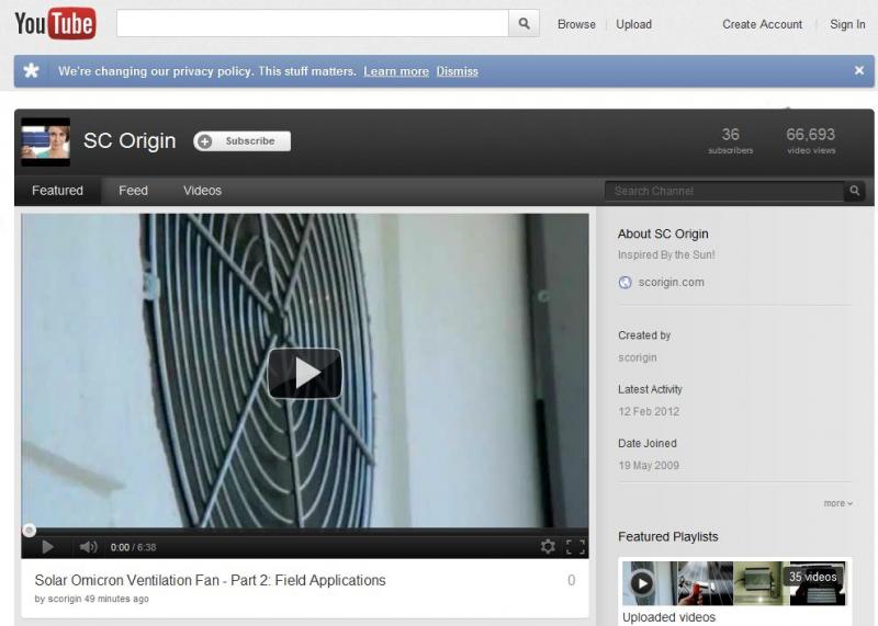 Solar Omicron Ventilation Fan Part 2