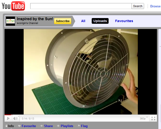 Solar Ventilation Fan
